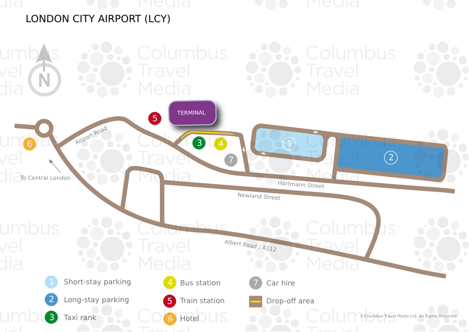 London City Airport Map 