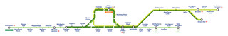Map of London tram network