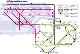Map of London Southeastern Railway network
