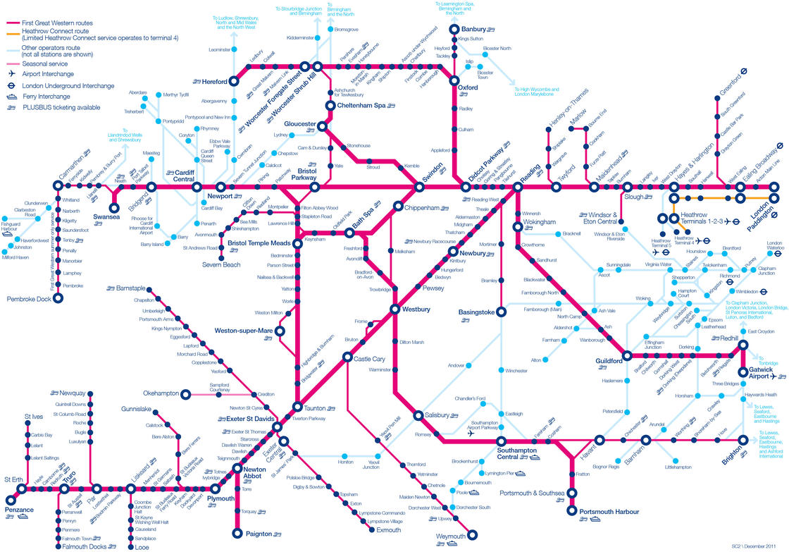 Map of London commuter rail: stations & lines